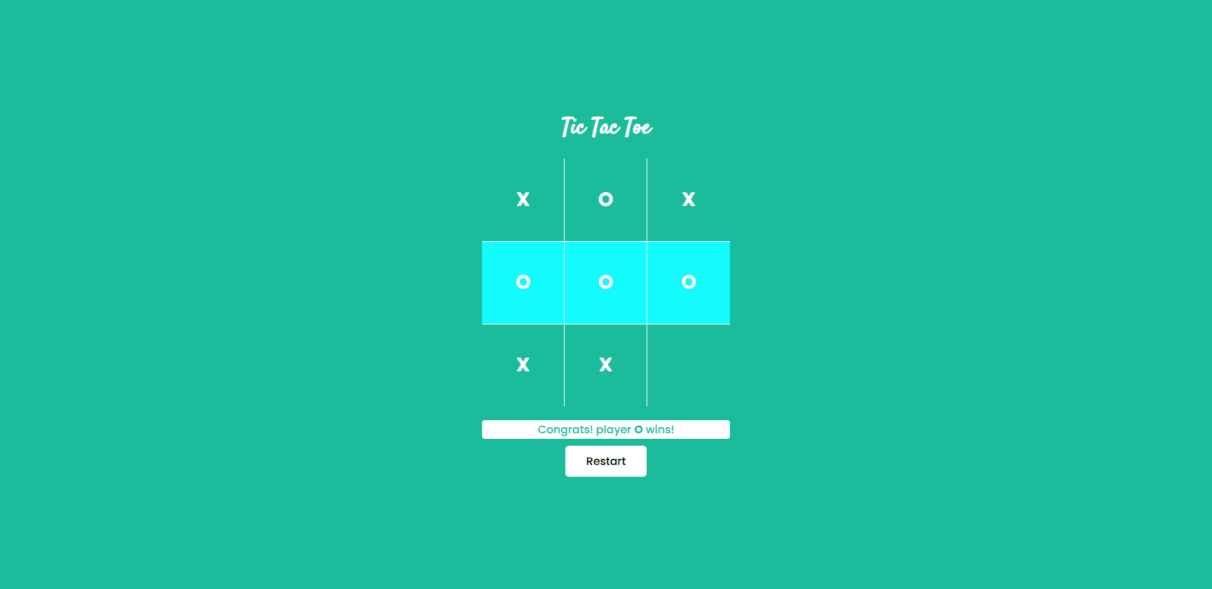 Tic Tac Toe Game